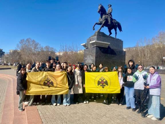 Субботник на мемориале Победы