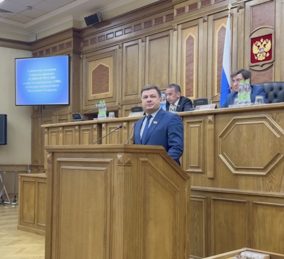 Тимур Камалетдинов представил планы РВИО в Госсовете Татарстана