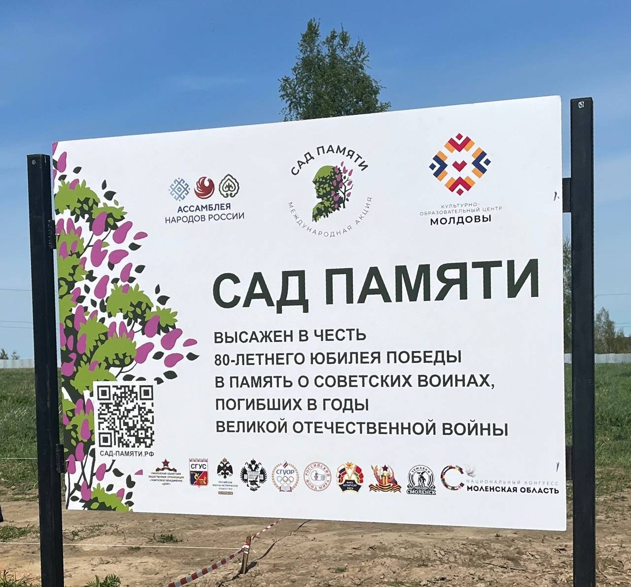 Высадка плодовых деревьев яблонь и груш «Сад Памяти»