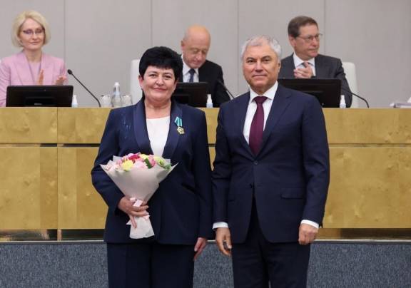 Член РВИО, депутат Государственной Думы Ольга Германова награждена Орденом Дружбы
