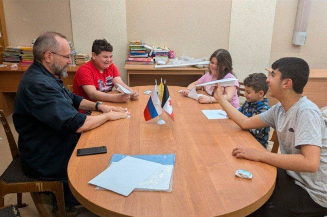 Ижевское отделение РВИО провело встречу с детьми из Сирии