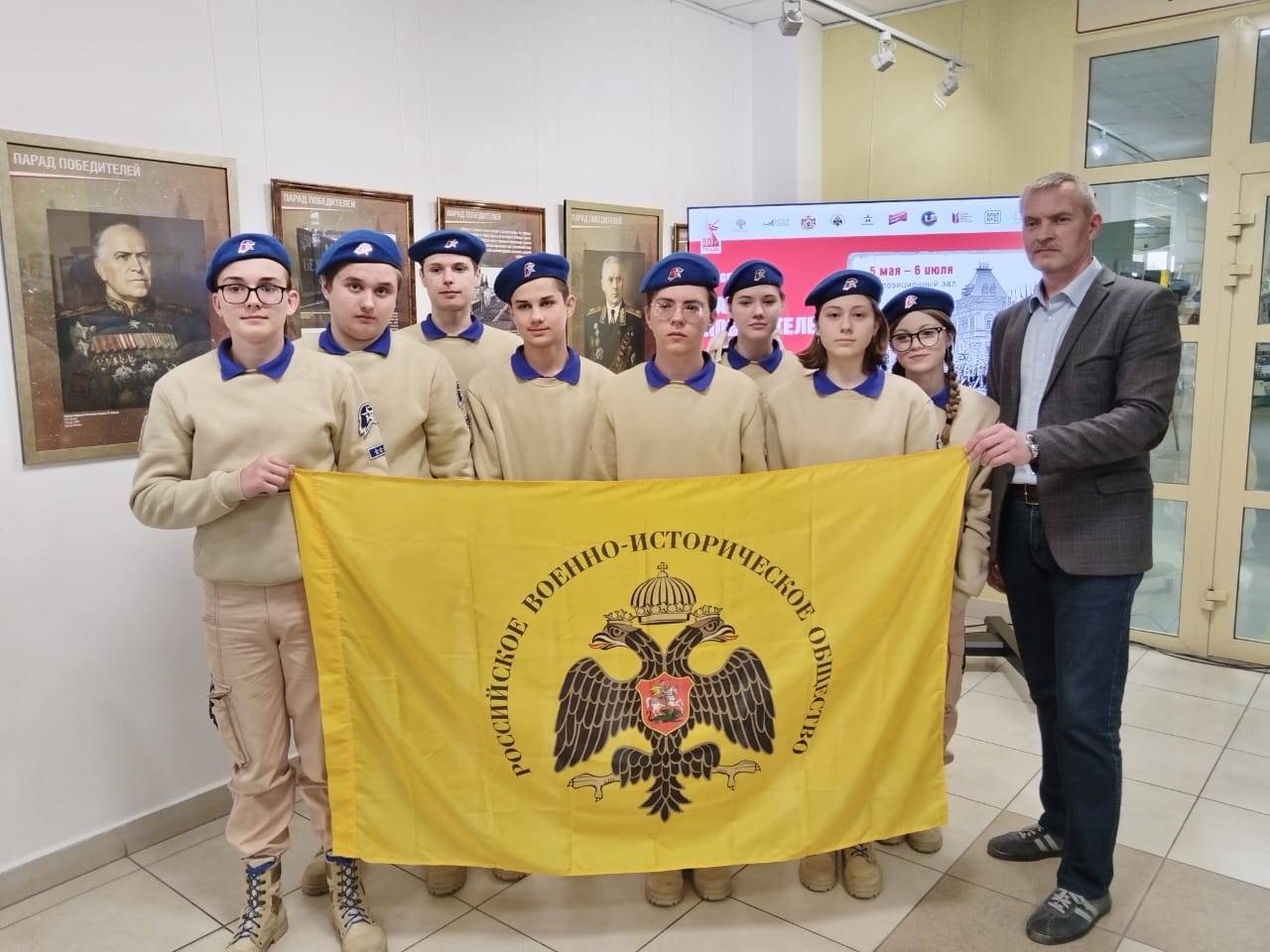 Состоялось открытие выставочного проекта «Парад Победителей»