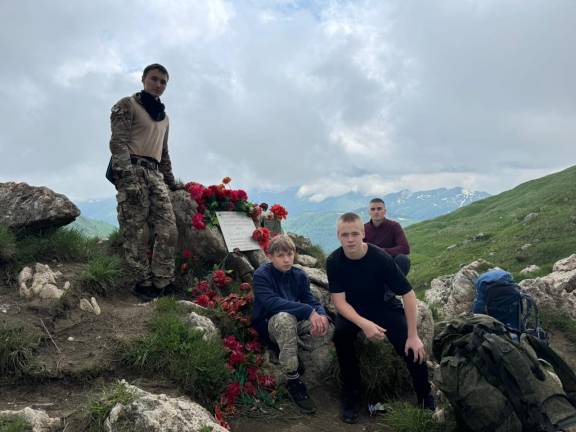 Поход по местам боевой славы в горах Адыгеи