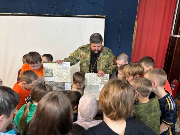 Урок мужества провел Благочинный Вологодского округа.