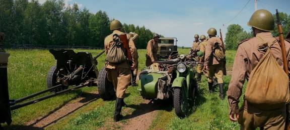 Члены регионального отделения Российского военно-исторического общества приняли участие в историко-патриотической реконструкции