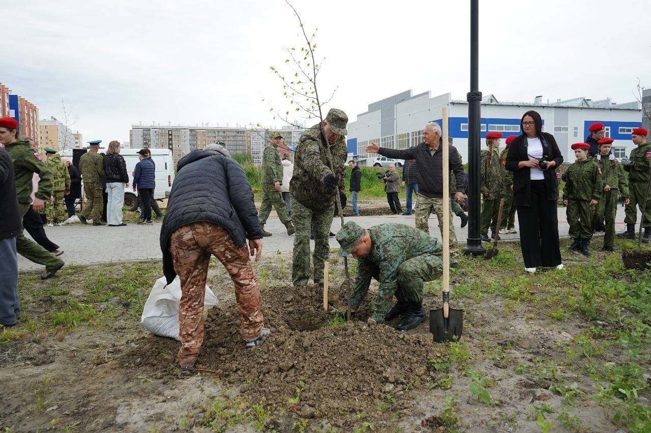 В Кургане состоялась закладка Аллеи памяти воинов - пограничников всех поколений