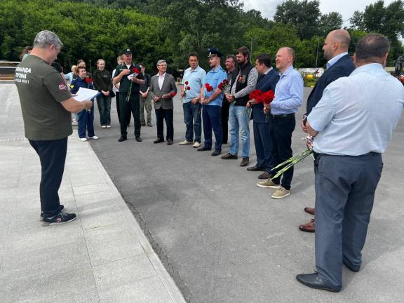 "Сад памяти" в Парке Победы