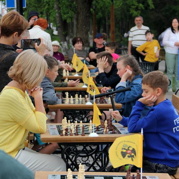 В Рыбинске состоялось открытие Шахматного бульвара