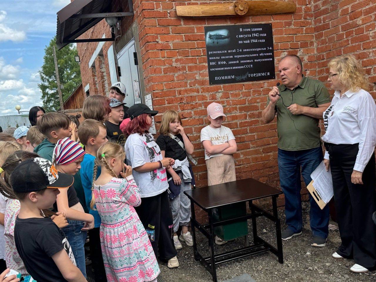 По инициативе местного отделения РВИО в Воткинске открыли мемориальную доску летчикам морской авиации