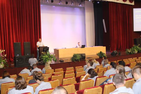 В Академии права и управления ФСИН России состоялась лекция "Без срока давности: преступления нацистов против советских граждан"