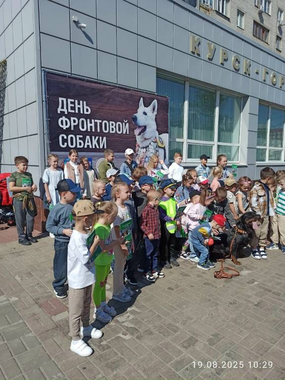 Традиционная просветительская встреча с юными курянами в «День фронтовой собаки»