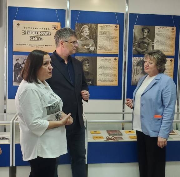 Выставка "О героях былых времён" открыта в БГТУ им. В. Шухова