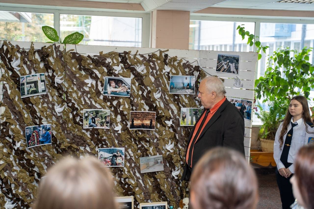 Председатель Совета РО РВИО Владимир Коровин выступил перед студентами в 21-ю годовщину трагедии в Беслане