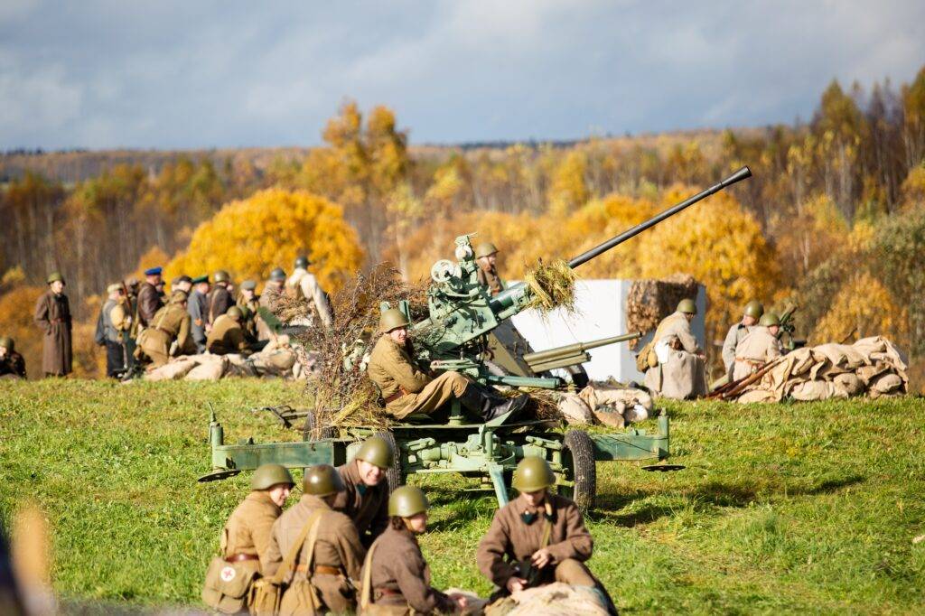 На Бородинском поле прошел военно-исторический фестиваль «Москва за нами. 1941 год»
