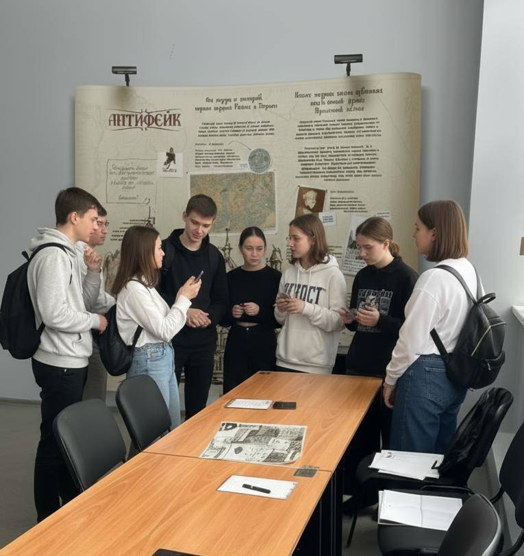 В школах Татарстана протестировали выездную версию выставки «АНТИФЕЙКИ»