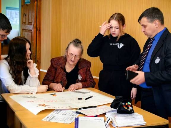 Активисты Сандовского местного отделения ТРО РВИО приняли участие в мероприятии посвященному 80-летию Великой Победы