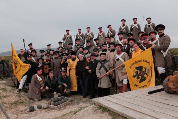 РВИО Севастополя воссоздаёт киносцены обороны Севастополя 1854-55 гг.