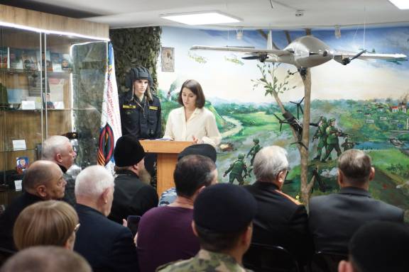 4 декабря в штабе Поста №1 состоялось торжественное открытие экспозиции, посвящённой специальной военной операции