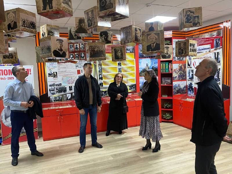 Урок мужества "Ветеран СВО посетил музей"