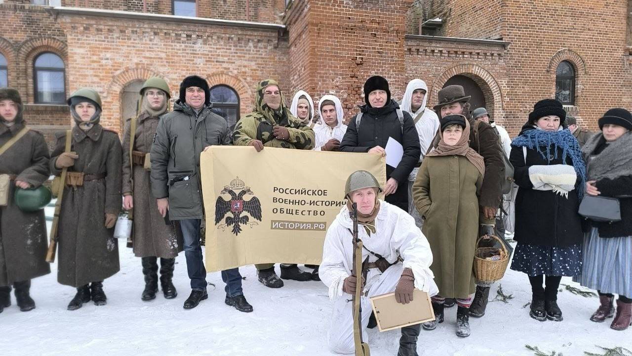 При поддержке калининградского РВИО прошла реконструкция закончился штурма г.Лабиау , нынешнего Полесска.