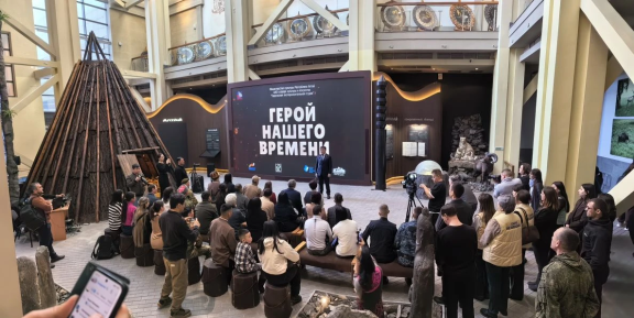 «Герой нашего времени» - выставка с таким названием открылась сегодня в Национальном музее им. А.В. Анохина.