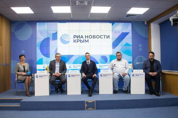 Пресс-конференция регионального отделения РВИО в Республике Крым