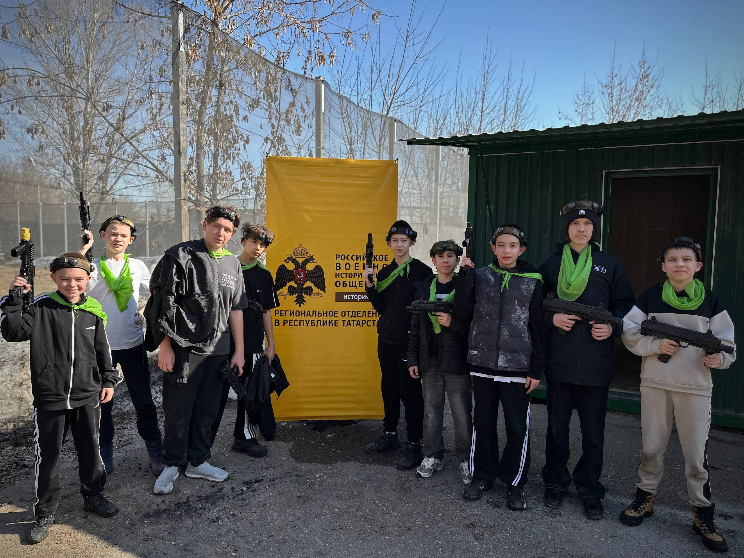 РВИО Татарстана провело тактическую игру «Лазертаг»