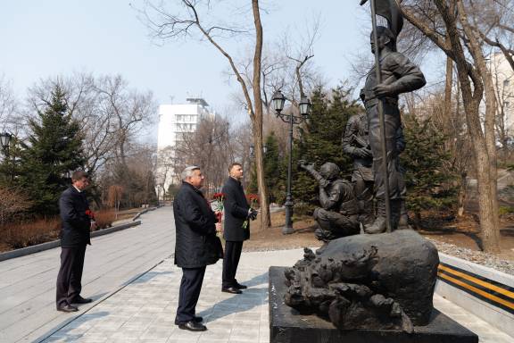 Визит в Приморский край Заместителя Председателя РВИО Николая Овсиенко и Первого заместителя Исполнительного директора РВИО Александры Коновченко. День второй