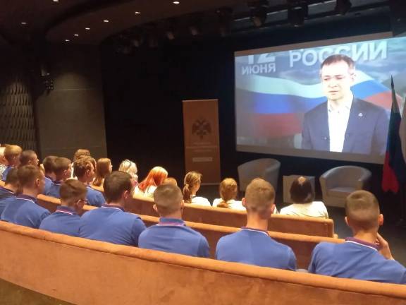 Специальный показ лекции председателя Российского военно-исторического общества Мединского Владимира Ростиславовича