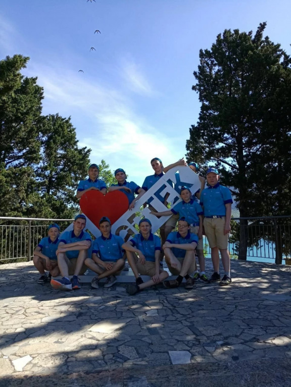 Делегаты Ставропольского отделения РВИО в «Артеке»