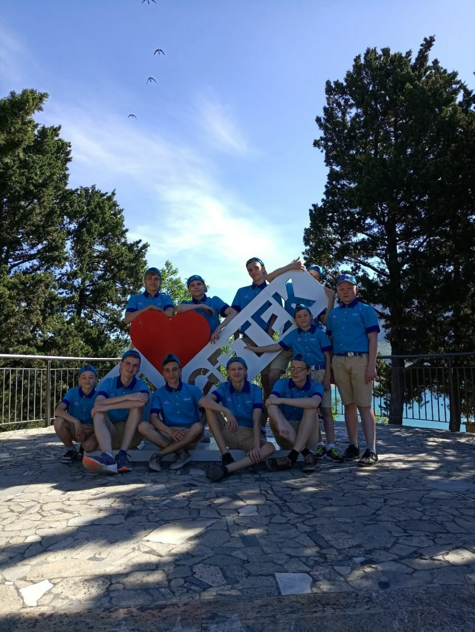 Делегаты Ставропольского отделения РВИО в «Артеке»