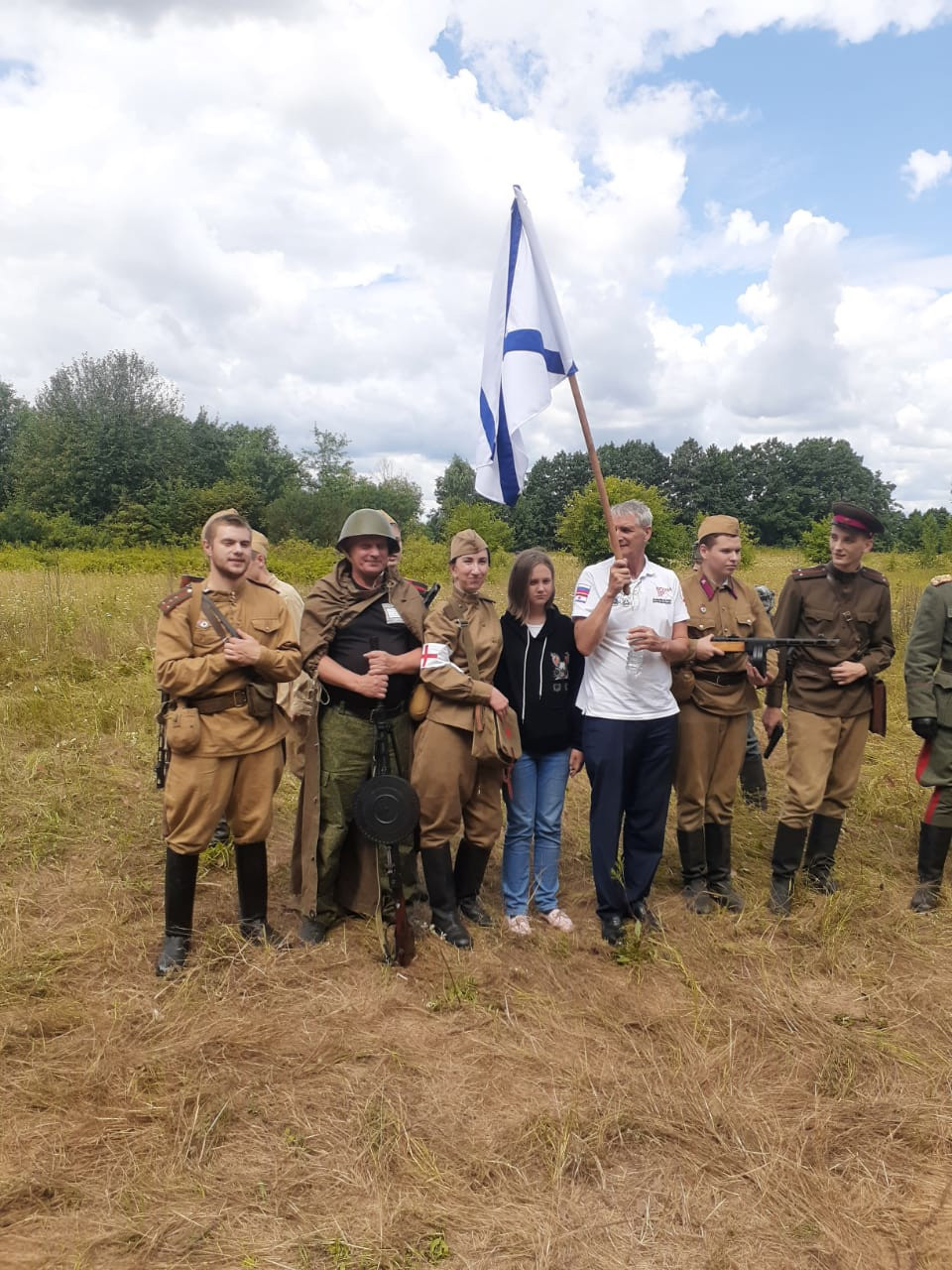 Военно-историческая реконструкция в Темниковском районе Мордовии
