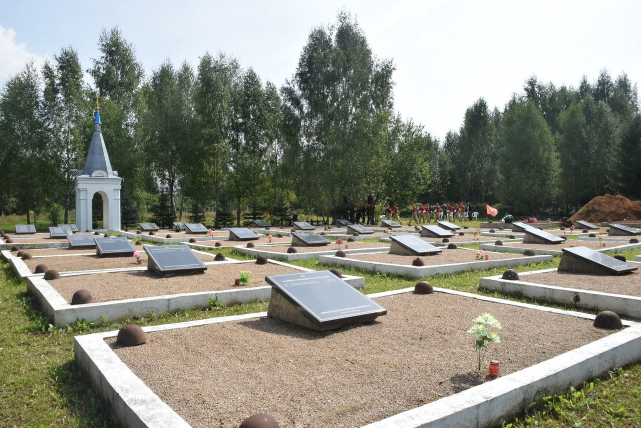 Члены Тульского РО РВИО приняли участие в массовом перезахоронении солдат в Смоленской области
