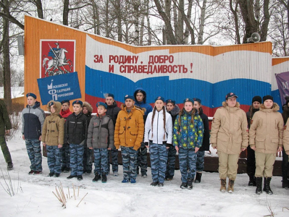 В Заокском районе прошла смена оздоровительного военно-патриотического лагеря «Юнармеец»
