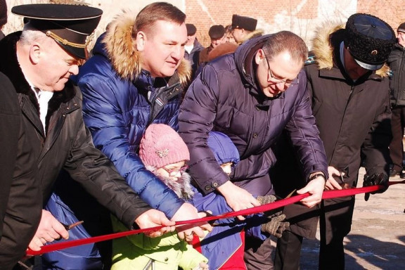 В Гвардейске открылась экспозиция военной техники под открытым небом