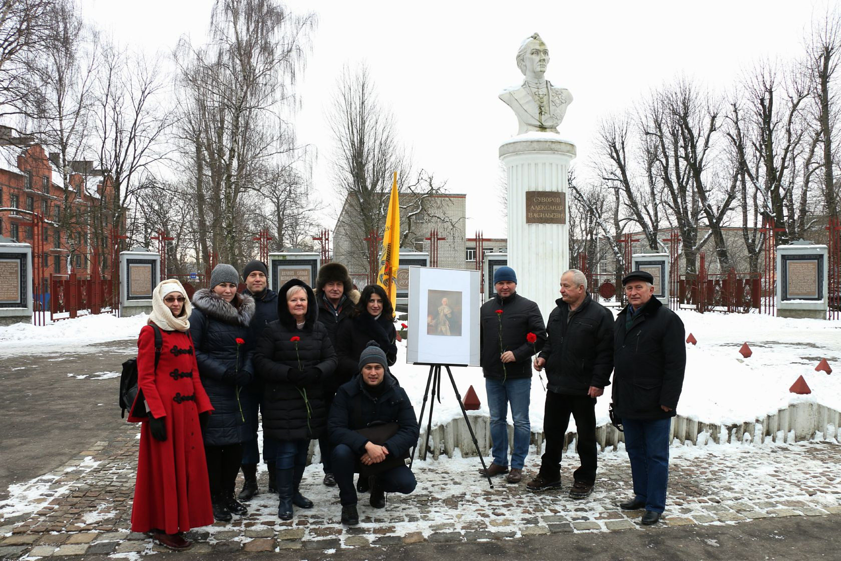 В Калининграде состоялась памятная акция, посвященная 260-летию начала российского военного правления в Пруссии