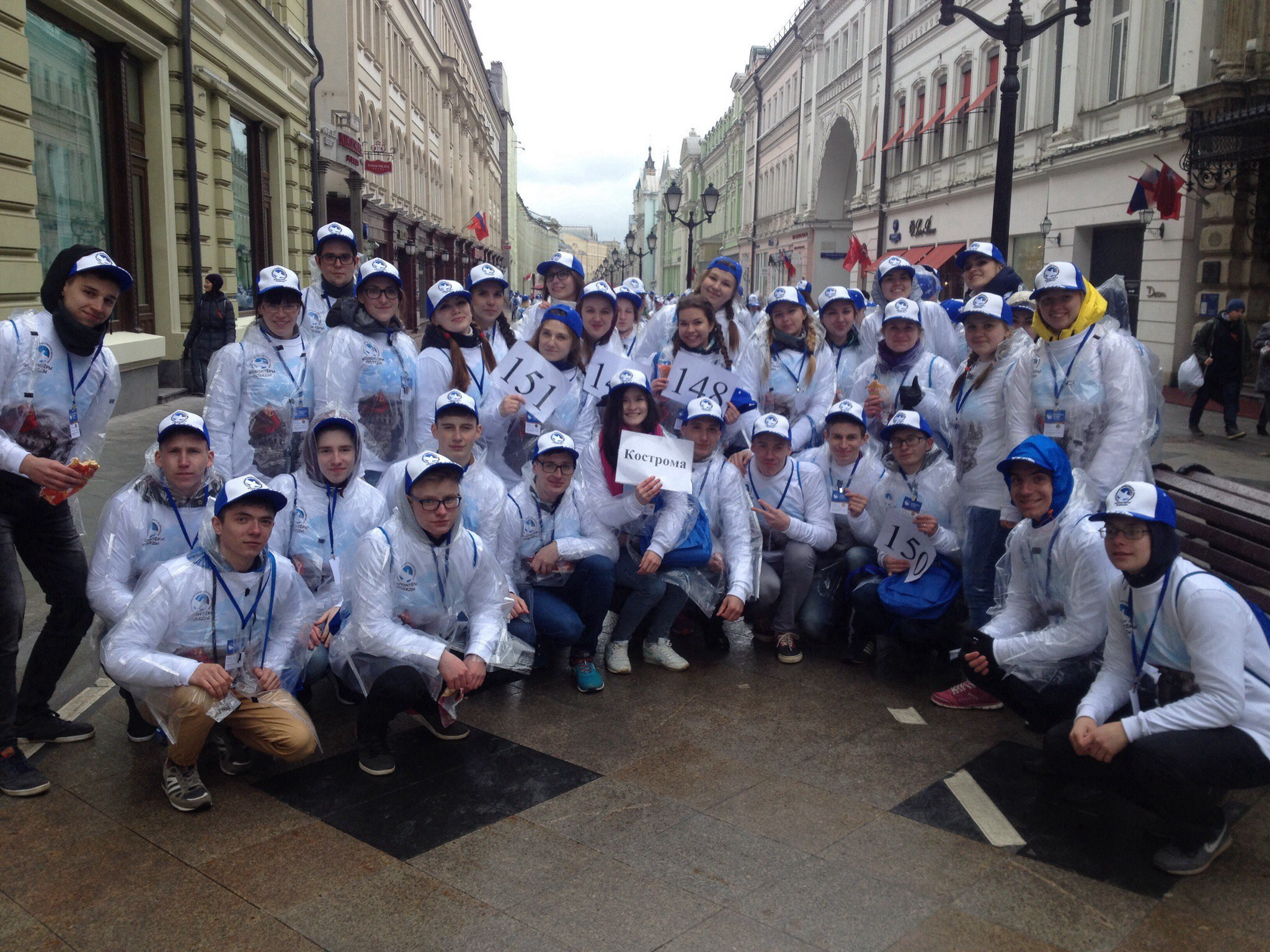 ШАРЬИНСКИЕ ВОЛОНТЁРЫ ПОБЕДЫ НА КРАСНОЙ ПЛОЩАДИ