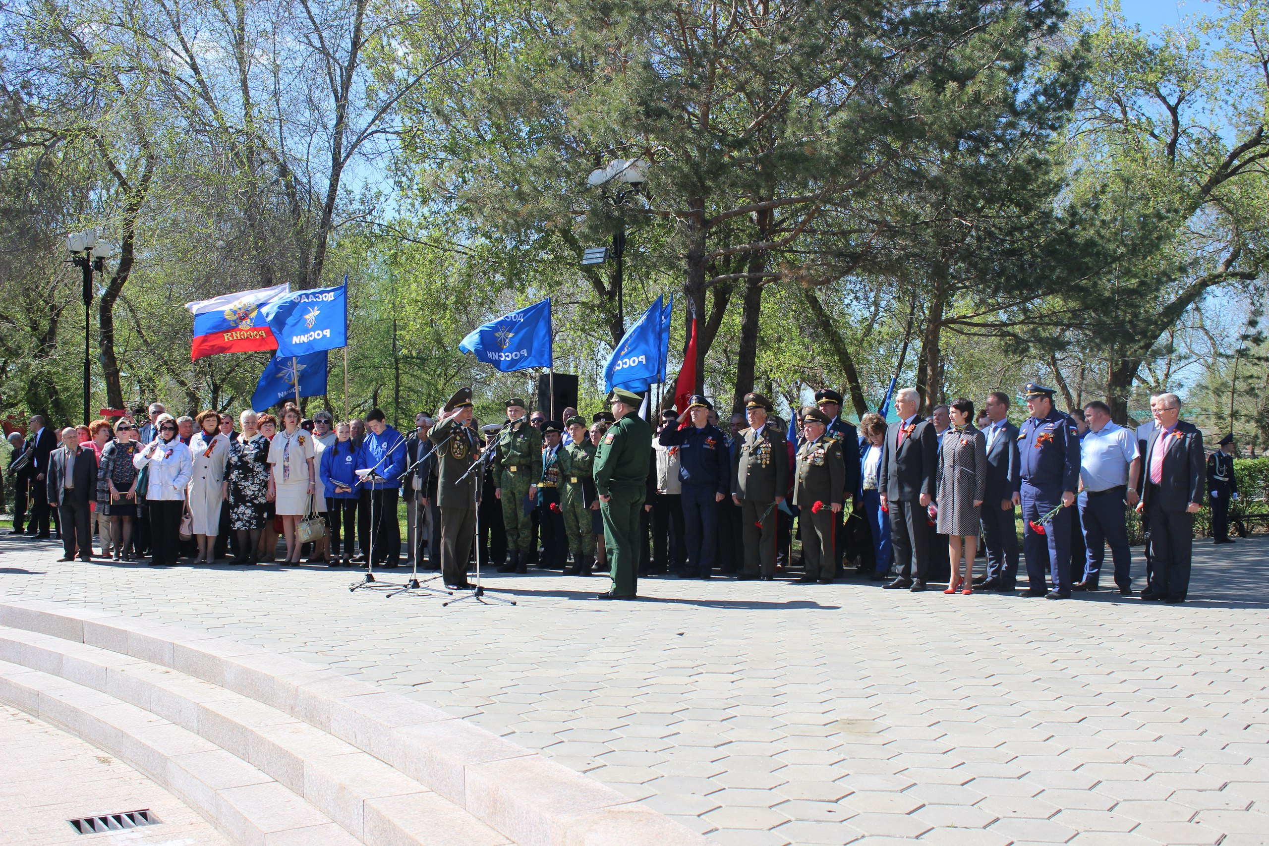Принесение торжественной клятвы Юнармейцами Центра внешкольной работы «Подросток» и юнармейскими отрядами общеобразовательных учреждений г. Оренбурга