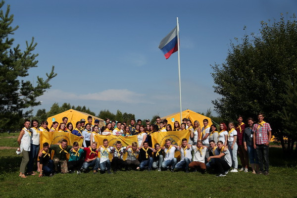 Открытие второй смены детского военно-патриотического лагеря РВИО во Владимирской области