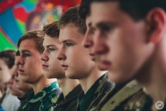 Открытие осенней казачьей смены в Астраханской области.