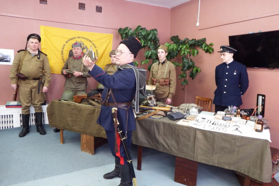 Выставка в Никеле, посвященная Великой Отечественной войне в Заполярье.