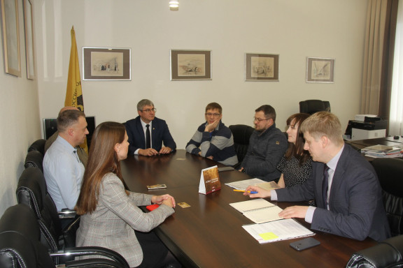 Совещание членов Российского военно-исторического общества Новосибирского регионального отделения