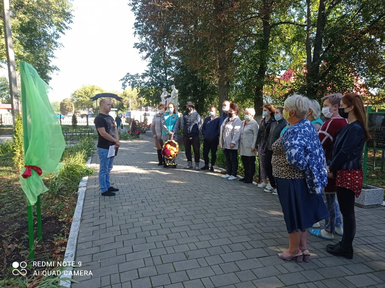 В поселке Куркино Тульской области  состоялось торжественное открытие мемориальной доски участнику Великой Отечественной войны