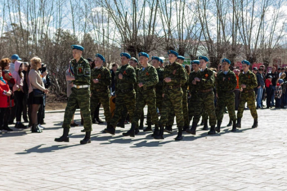 Празднование Дня Победы в городе Нерчинске Забайкальского края